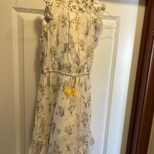 Zimmermann Floral Kids Dress with Yellow Accents